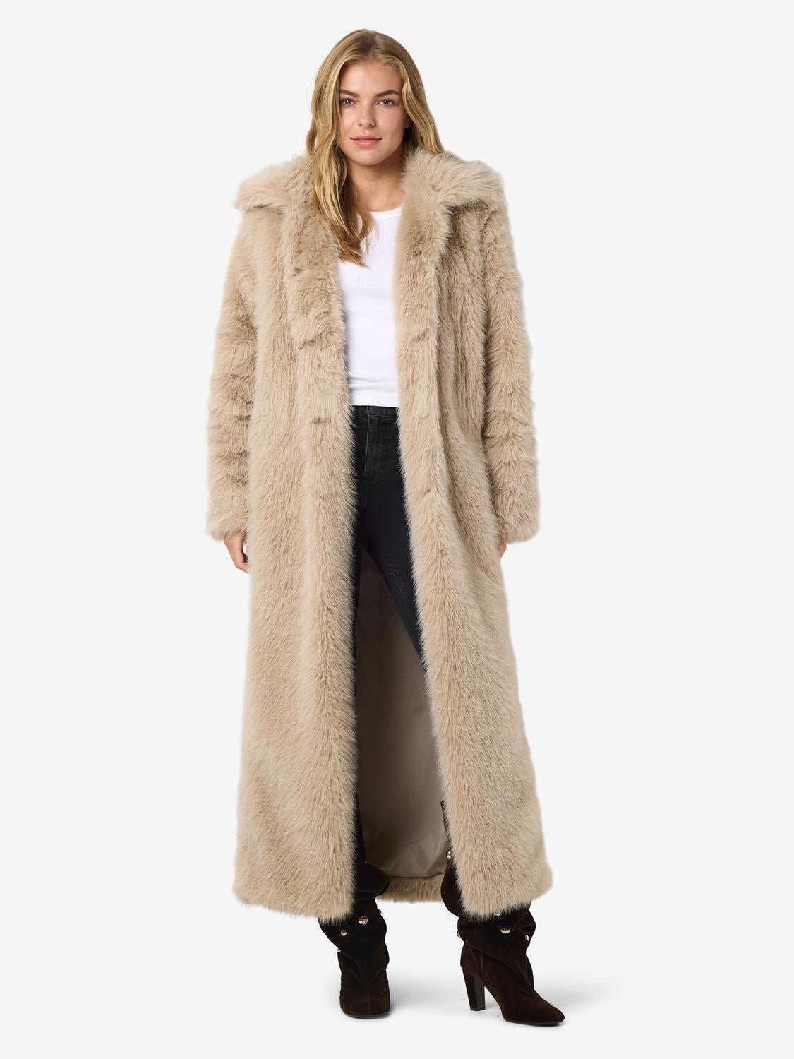 NMEVIE Coat - Oatmeal - VERO MODA & VILA Bergvik